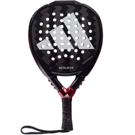 Adidas Metalbone 3.3 Pala de Pádel 2024 Ale Galán - Negro / Better Scarlet - METALBONE 3 3 - Fibra de Carbono, EVA Soft, Forma Diamante